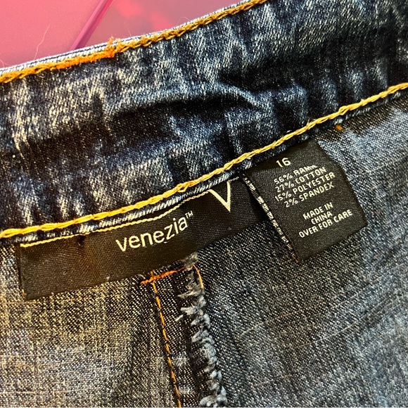 Venezia / Lane Bryant Size 16 Denim Skort EUC - Picture 7 of 8